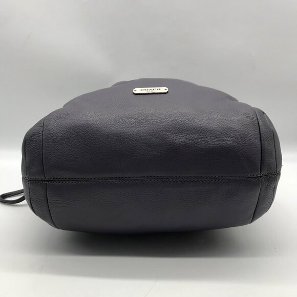 Coach Stone Gray Pebbled Leather Avery Drawstring Bucket Bag  F27003 - Picture 5 of 11